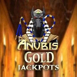 Anubis Gold Jackpots online game logo by Inspired Gaming on west-acecasino.com