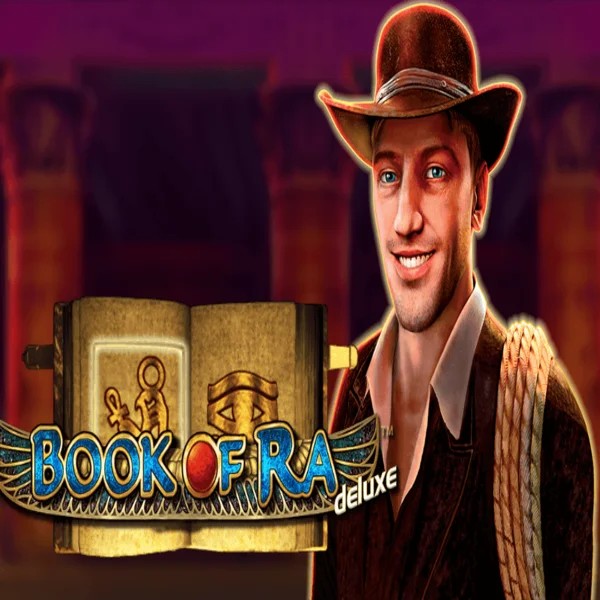 Official Slots logo: Book of Ra Deluxe by Novomatic at Westace Casino
