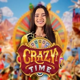 Crazy Time slot icon by Evolution, available at Westace Casino