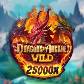 Slots logo of Dragons of Arcane Wild from Foxium at Westace Casino