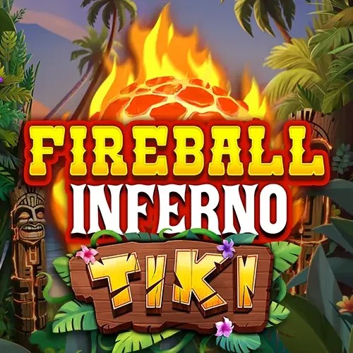 Fireball Inferno Tiki logo – Slots by NetEnt at Westace Casino