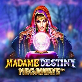 Madame Destiny Megaways slot visual from Pragmatic Play available on west-acecasino.com