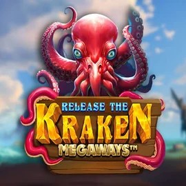 Release the Kraken Megaways slot logo by Pragmatic Play at Westace Casino
